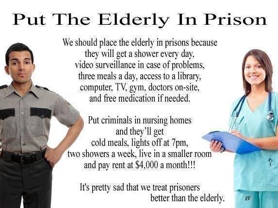 Put the Elderly in Prison!